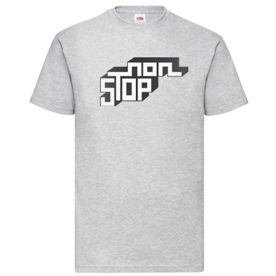 NONSTOP T-Shirt LOGO heather grey