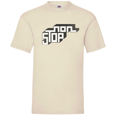 NONSTOP T-Shirt LOGO natural white