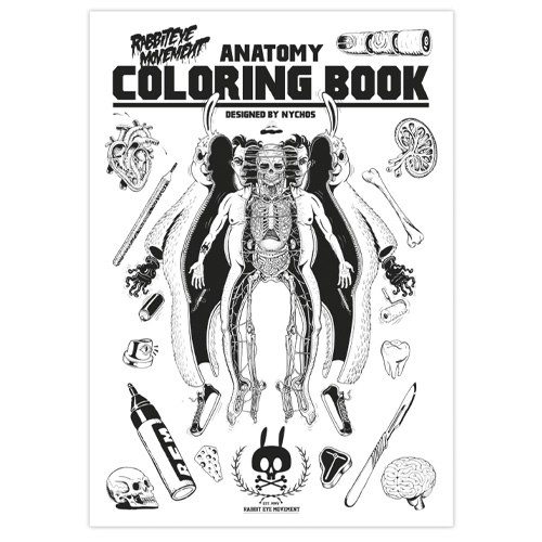 NYCHOS Anatomy Coloring Book - Ausmalbuch