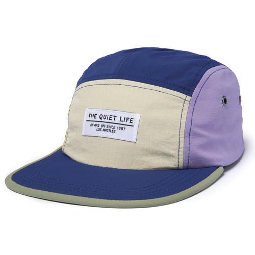 THE QUIET LIFE 5Panel Camper Cap NYLON RIPSTOP - multi