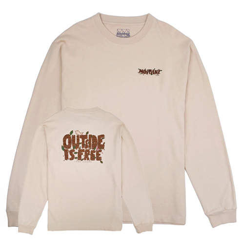 LASER Longsleeve OUTSIDE IS FREE - sand