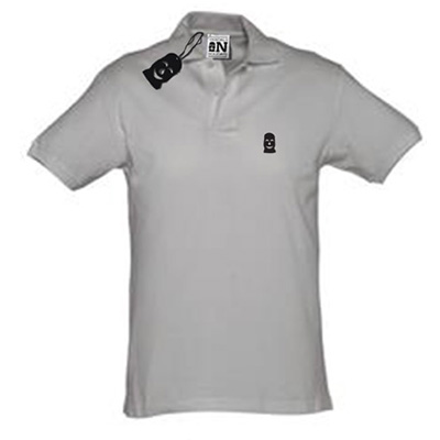 VANDALS ON HOLIDAYS Polo Shirt MASK grey/black