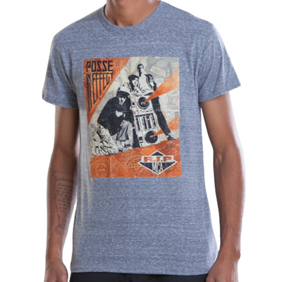 OBEY T-Shirt RIP MCA triblend heather grey