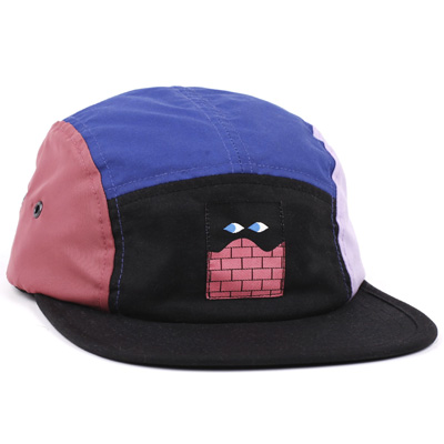 LASER 5Panel Cap HEDOF BRICKS black/blue/lilac