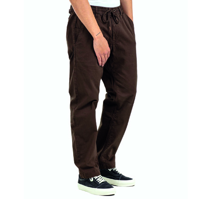 REELL Chino Pants REFLEX LOOSE CHINO dark brown