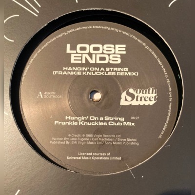 Loose Ends - Hangin On A String Remix - Vinyl 12\"