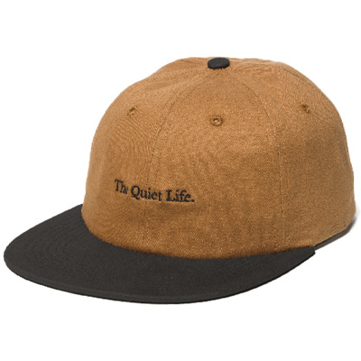 THE QUIET LIFE Polo Hat Serif carmel/black