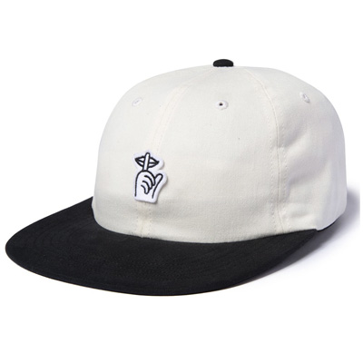 THE QUIET LIFE Polo Hat SHHH stone/black