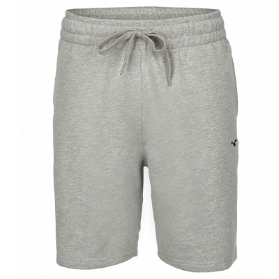 Cleptomanicx Sweat Shorts Ligull Boxy - heather grey