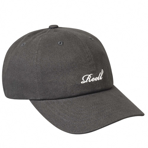 REELL 6Panel Cap SINGLE SCRIPT - dark grey