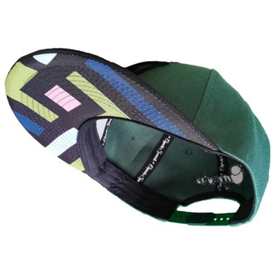 CAPICHE Snapback Cap Square green