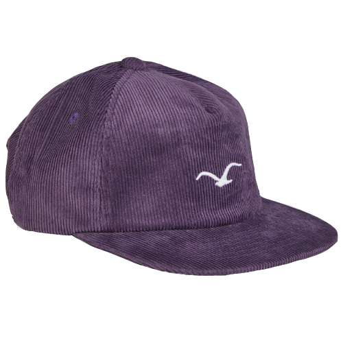 CLEPTOMANICX Snap Back Cap CORD MOWE - gothic grape