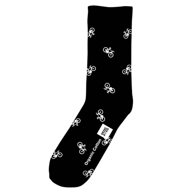 DEDICATED Socks SIGTUNA BIKE PATTERN black