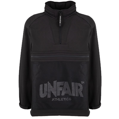 UNFAIR ATHLETICS Jacket SOFTSHELL HALFZIP black