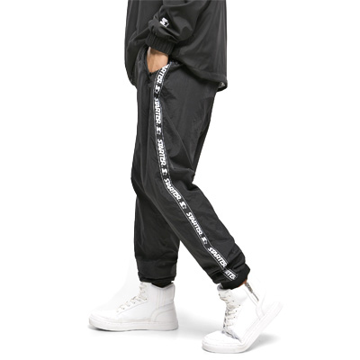 STARTER Sweatpants LOGO TAPED black