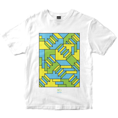 DEPHECT T-Shirt STEPPIN white