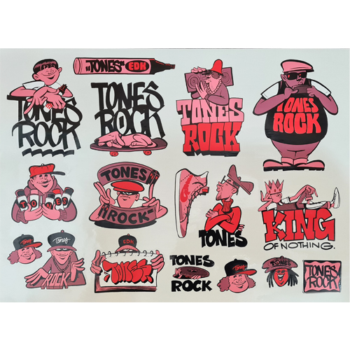 Stickerset TONES - transparent