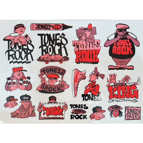 Stickerset TONES - white