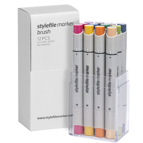 STYLEFILE Marker BRUSH 12er Set MULTI 31