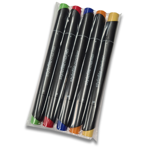 STYLEFILE Marker 5er Set - MAIN COLOR