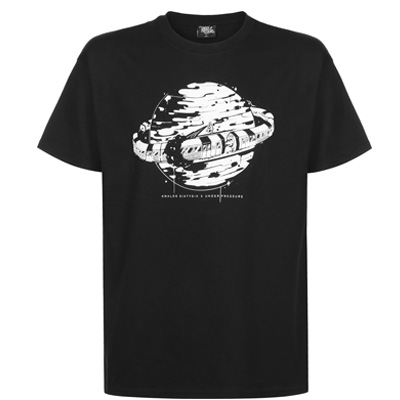 UNDERPRESSURE T-Shirt SUBWAY PLANET 2 black/white