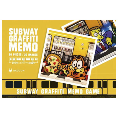 Subway Graffiti Memo Card Game