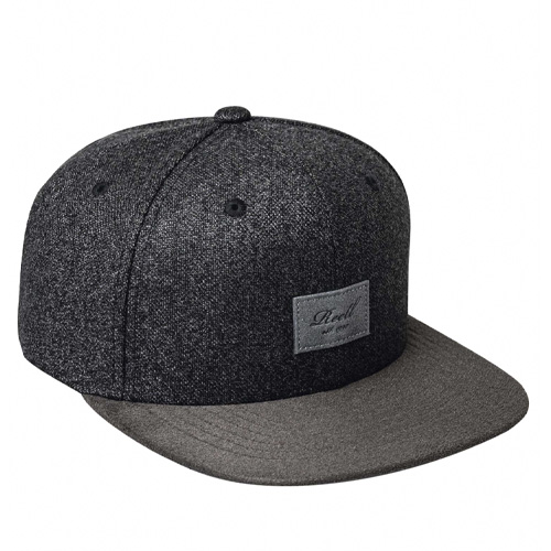 REELL Snap Back Cap SUEDE - gravel grey