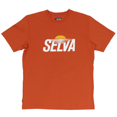 SELVA T-Shirt SUNSET LOGO orange