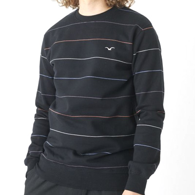 CLEPTOMANICX Sweater MULTI STRIPE black