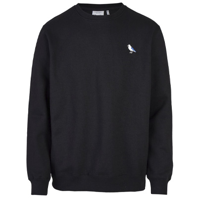 CLEPTOMANICX Sweater EMBRO GULL Black