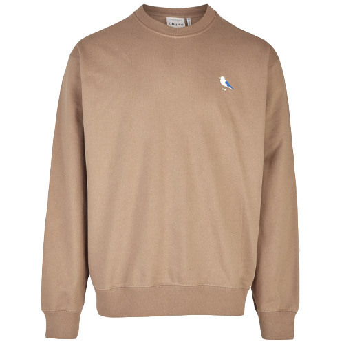 CLEPTOMANICX Sweater EMBRO GULL - deep taube