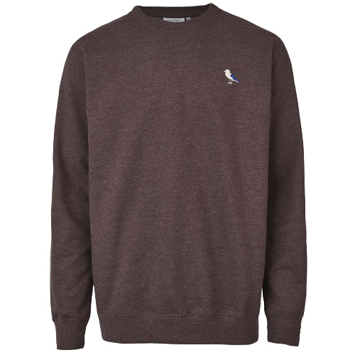 CLEPTOMANICX Sweater EMBRO GULL - heather tawny port