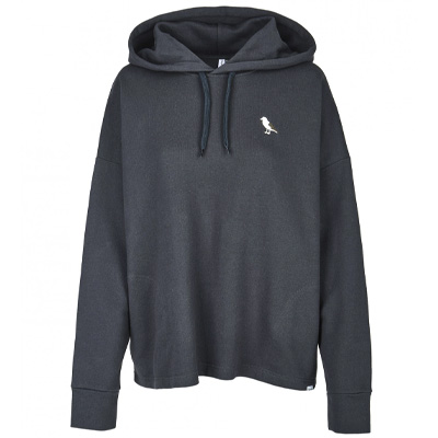 CLEPTOMANICX Girl Hoody EMBROIDERY GULL 2 - blue graphite