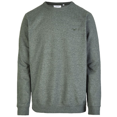 CLEPTOMANICX Sweater LIGULL heather scarab green