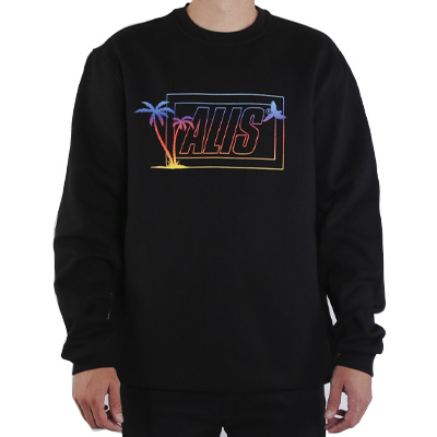 ALIS Sweater SUNSET BOX LOGO - black