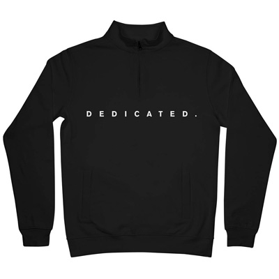 DEDICATED Zip Sweater DUVED LOGO black