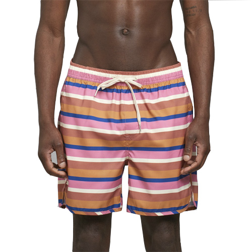 DEDICATED Swim Shorts IRREGULAR STRIPES - multi color