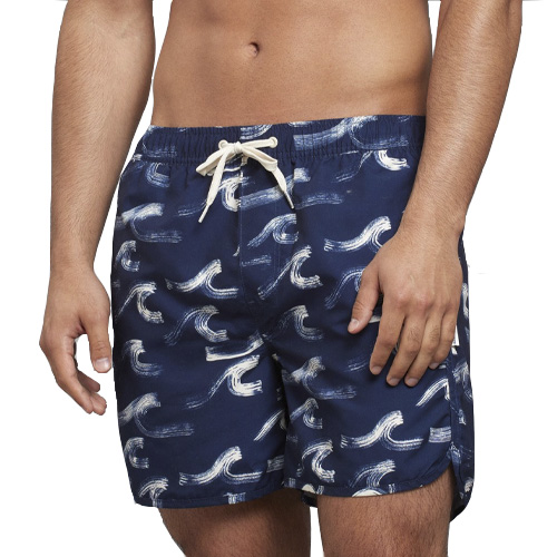 DEDICATED Swim Shorts BRUSHED WAVES - navy