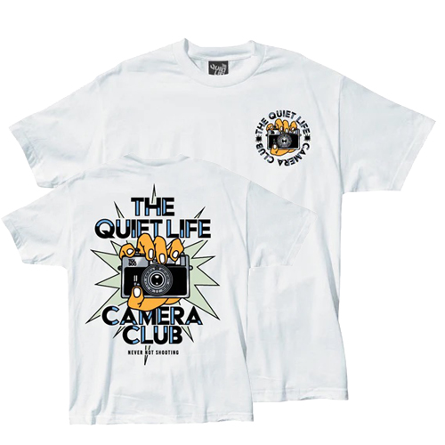 THE QUIET LIFE - T-Shirt CAMERA CLUB BURST - white