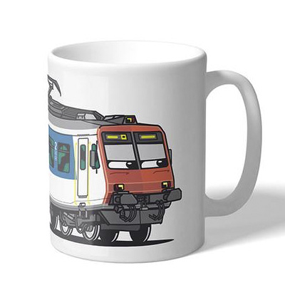 VANDALS ON HOLIDAYS Mug SBB RBE-560 KOLIBRI