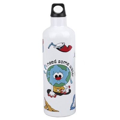 Thermo Bottle NO PLANET NO FUN 0.75L