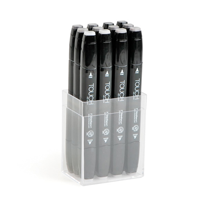 TOUCH TWIN MARKER 12er Set WARM GREY