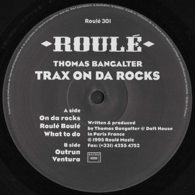 Thomas Bangalter - Trax On Da Rocks - Vinyl 12\"