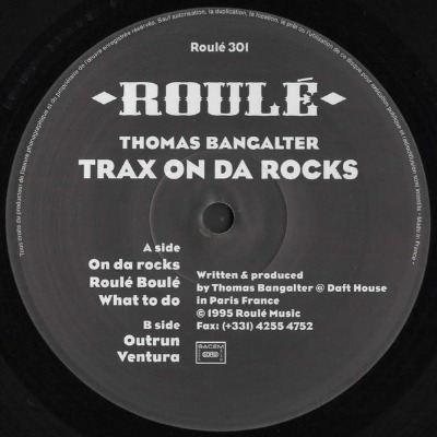 Thomas Bangalter - Trax On Da Rocks - Vinyl 12\"