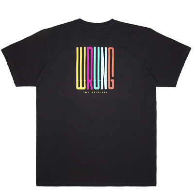 WRUNG T-Shirt 5 LETTERS - black