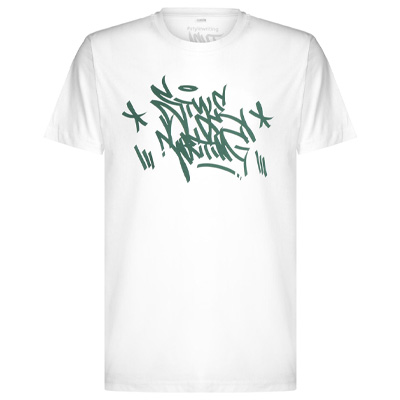 Stylewriting T-Shirt X ACUT white/darkgreen