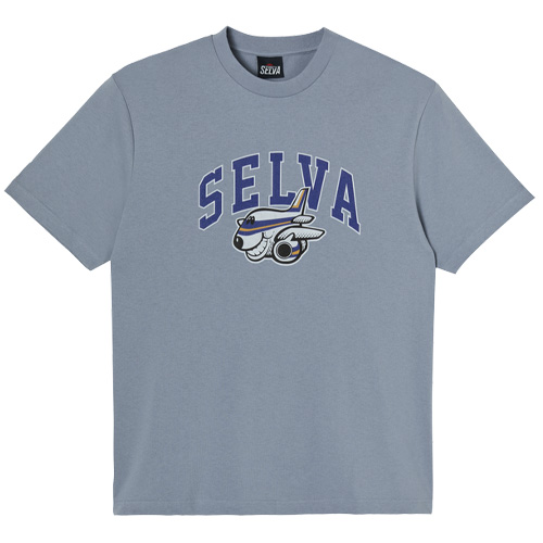 SELVA T-Shirt AIRGARVE - dusty blue