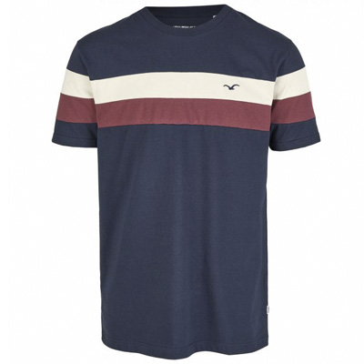 CLEPTOMANICX T-Shirt DOUST dark navy/beige/burgundy