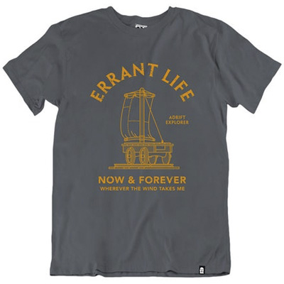 VANDALS ON HOLIDAYS T-Shirt ERRANT LIFE - dark grey