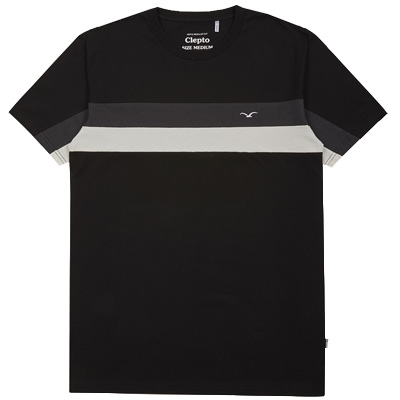 CLEPTOMANICX T-Shirt FASTER black/grey/white